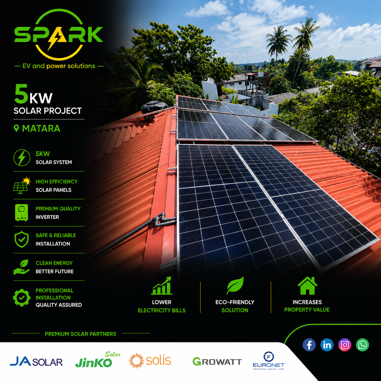 5kw matara Solar Project